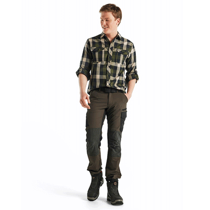 Blaklader 1422 4-Way Stretch Service Work Trousers Olive Green