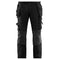 Blaklader 1522 Craftsmen 4-Way Stretch Trousers with Holster Pockets Black / Grey