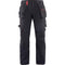 Blaklader 1522 Craftsmen 4-Way Stretch Trousers with Holster Pockets Black / Red