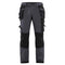 Blaklader 1522 Craftsmen 4-Way Stretch Trousers with Holster Pockets Mid Grey / Black