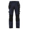 Blaklader 1522 Craftsmen 4-Way Stretch Trousers with Holster Pockets Navy / Black