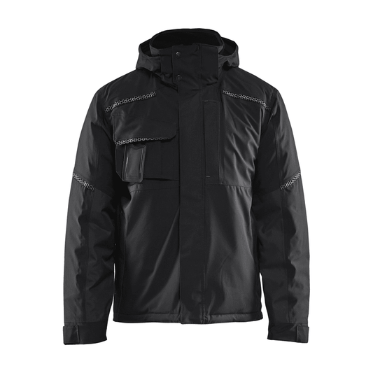 Blaklader 4881 Waterproof and Windproof Winter Jacket Hooded Black Large