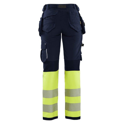 Blaklader 7193 Women's Hi-Vis 4-Way Stretch Holster Pocket Trousers