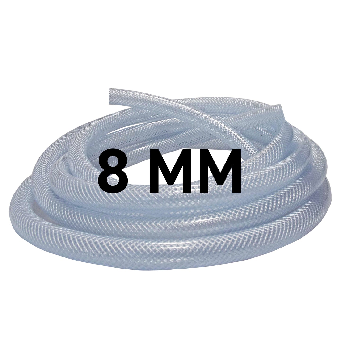 Clear Braided PVC Pipe 8mm*1.6mm