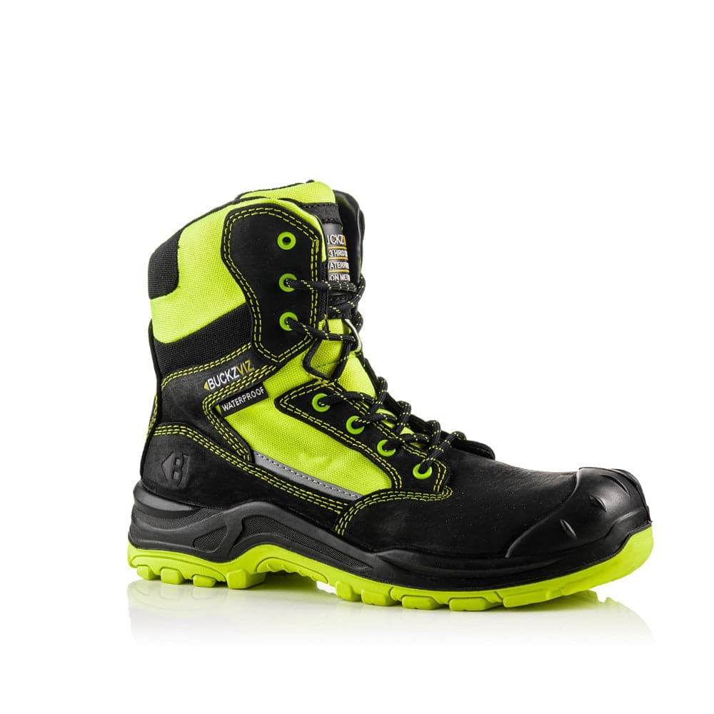 Buckler BVIZ1 S3 360° High Visibility Metal Free Waterproof Safety Lace/Zip Boot