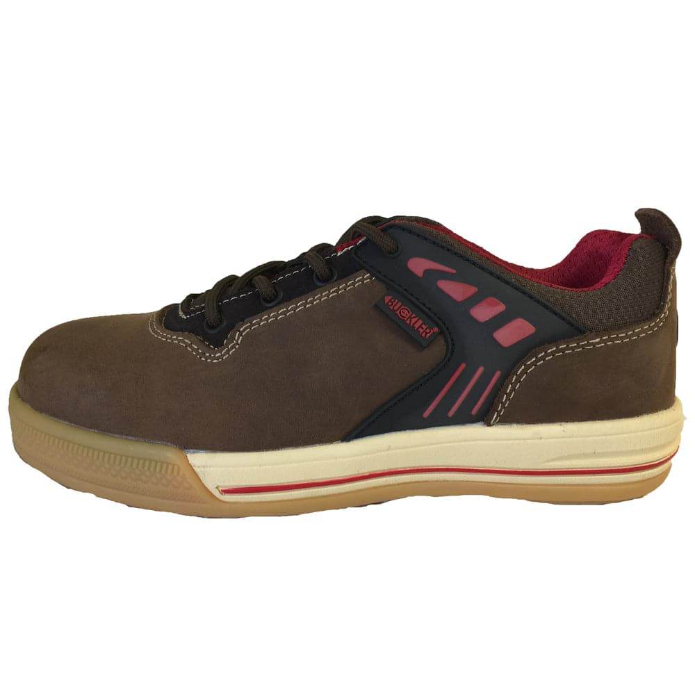 Buckler Largo Bay Safety Work Trainer Shoes Brown (Sizes 6-13) Men's