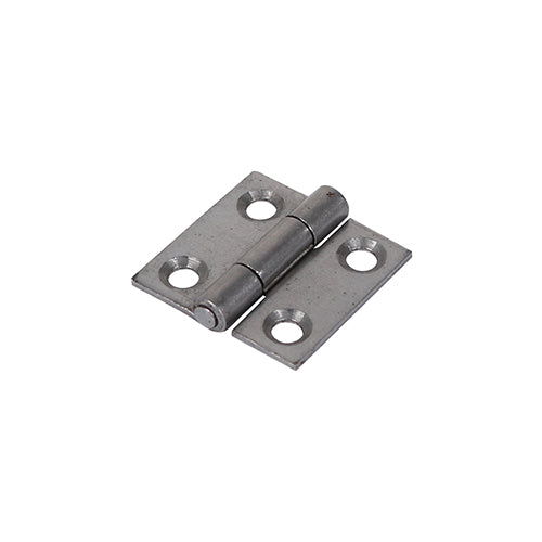 Butt Hinge - Fixed Pin - Self Colour - For Cabinets & Doors