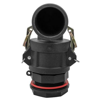 Camlock Male - Water Butt Connector with Hose Tail Elbow