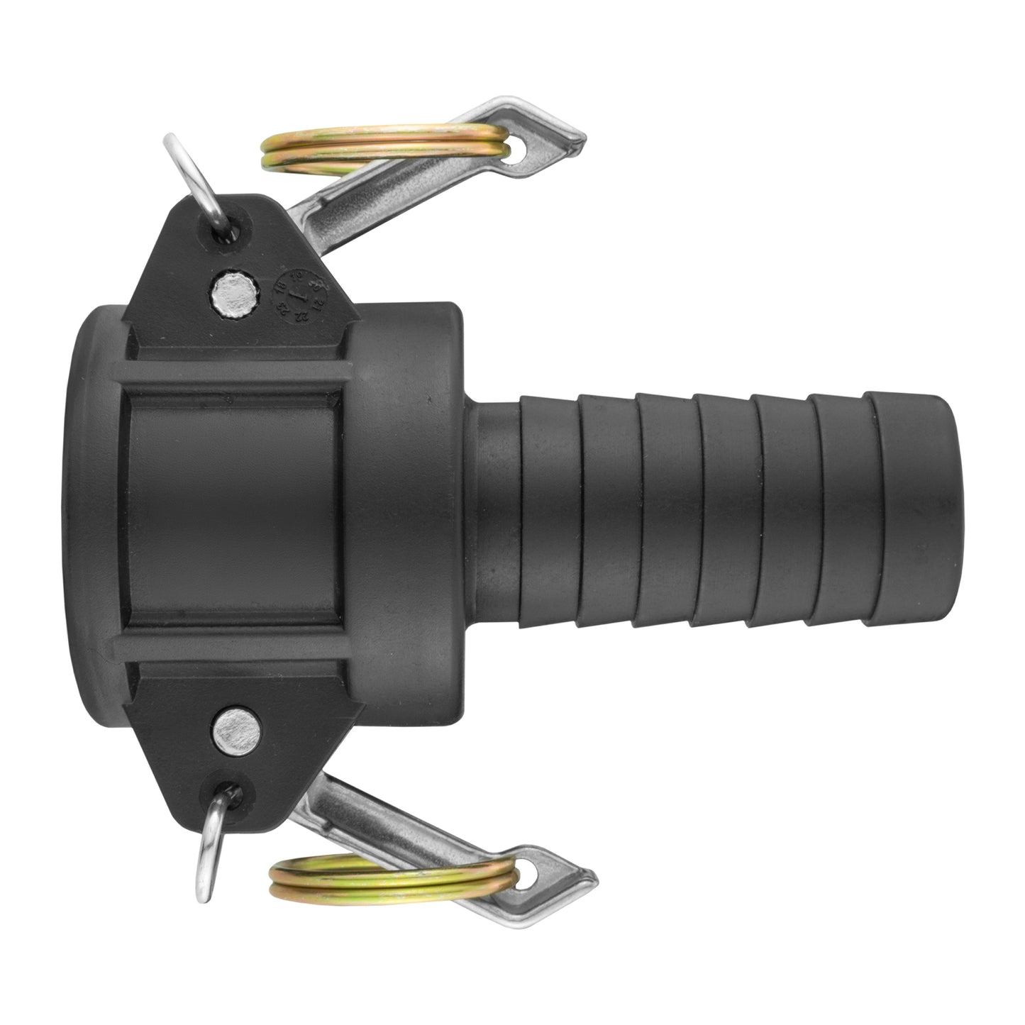 IBC 2” S60X6 Valve with IBC S60X6 - 2” Camlock Fitting and 2” Type C Camlock