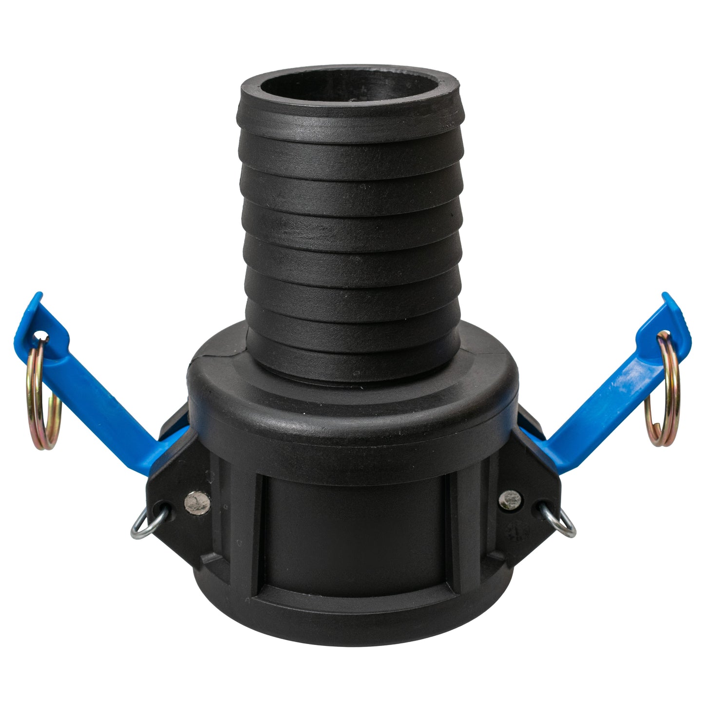 IBC 2” S60X6 Valve with IBC S60X6 - 1” Camlock Fitting and 1” Type C Camlock