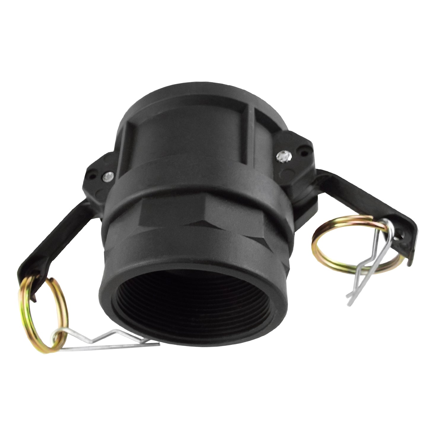 IBC 2” S60X6 Valve with IBC S60X6 – 1.5” Camlock Fitting and 1.5” Type D Camlock