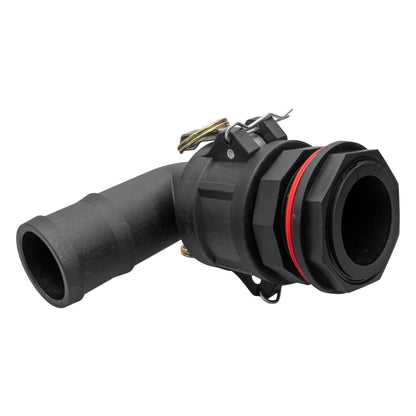 Camlock Male - Water Butt Connector with Hose Tail Elbow