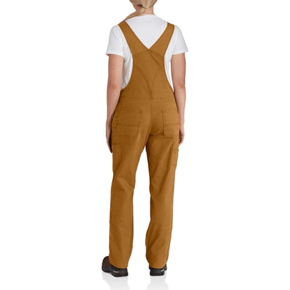 Carhartt 102438 Women's Rugged Flex Loose Fit Canvas Bib Overall