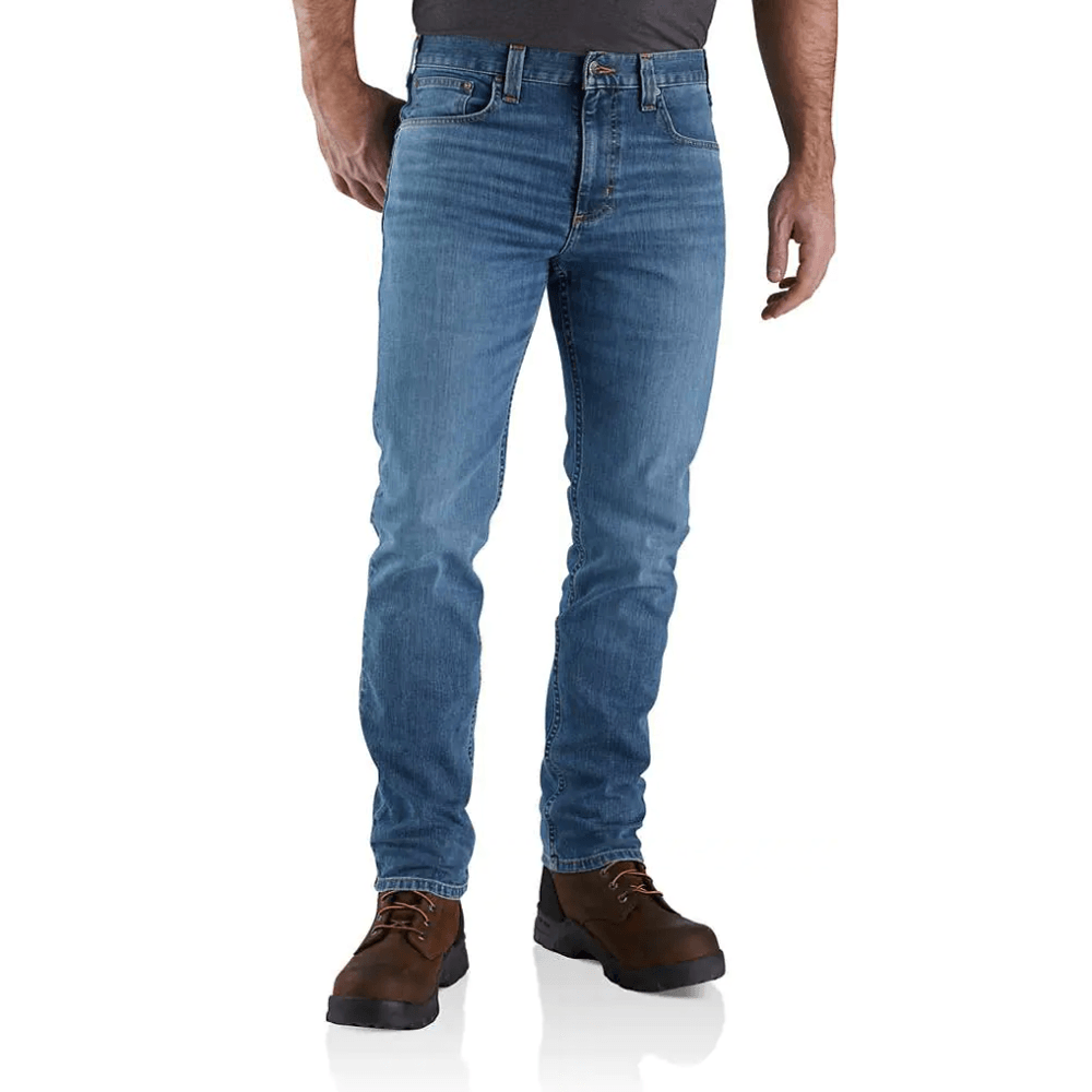 Carhartt 102807 Rugged Flex Straight Fit 5 Pocket Tapered Jean Houghton Waist 30" / Leg 32"