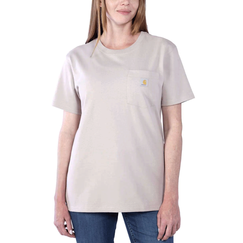 Carhartt 103067 Women's Loose Fit Heavyweight Short Sleeve K87 Pocket T-Shirt