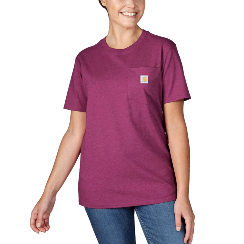 Carhartt 103067 Women's Loose Fit Heavyweight Short Sleeve K87 Pocket T-Shirt