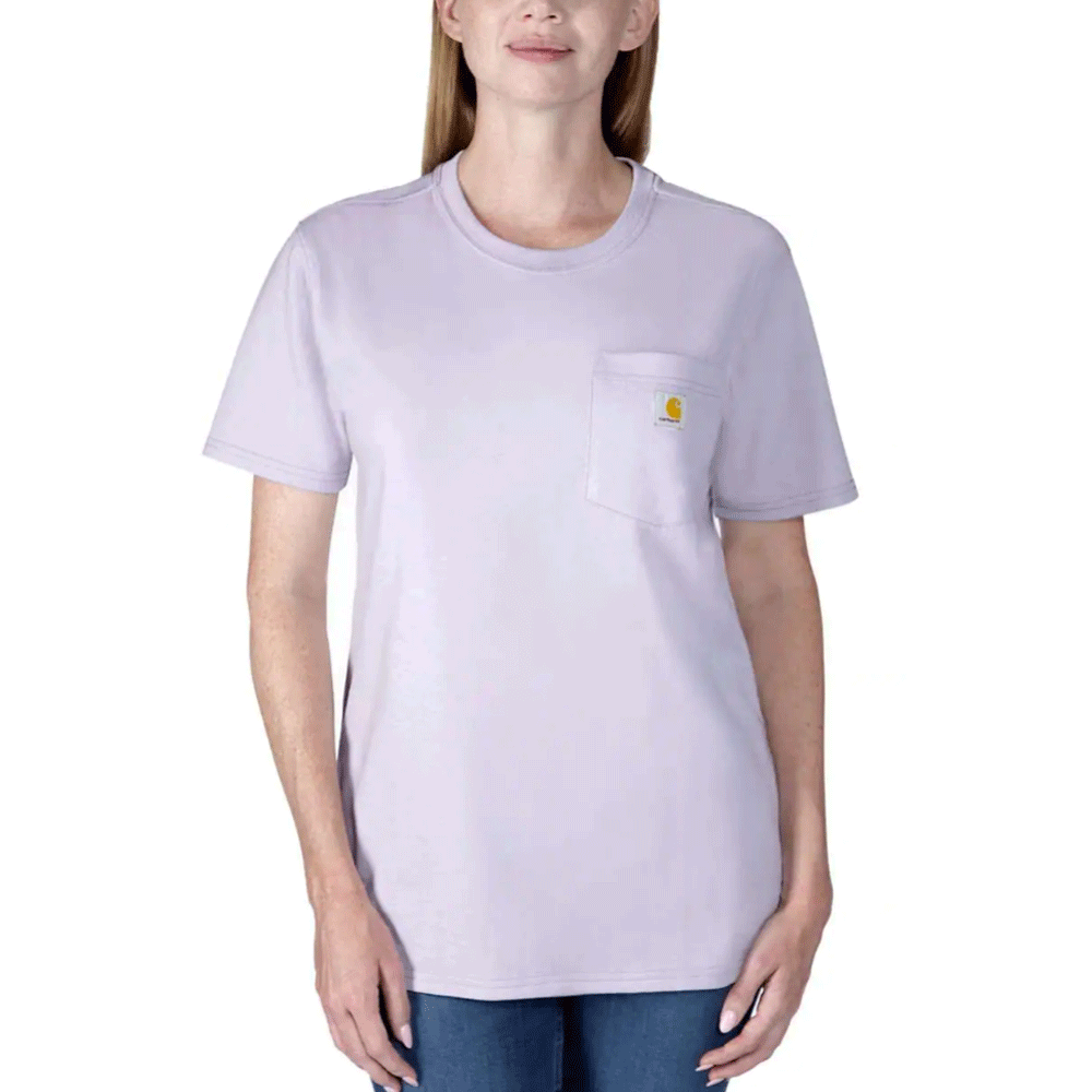 Carhartt 103067 Women's Loose Fit Heavyweight Short Sleeve K87 Pocket T-Shirt