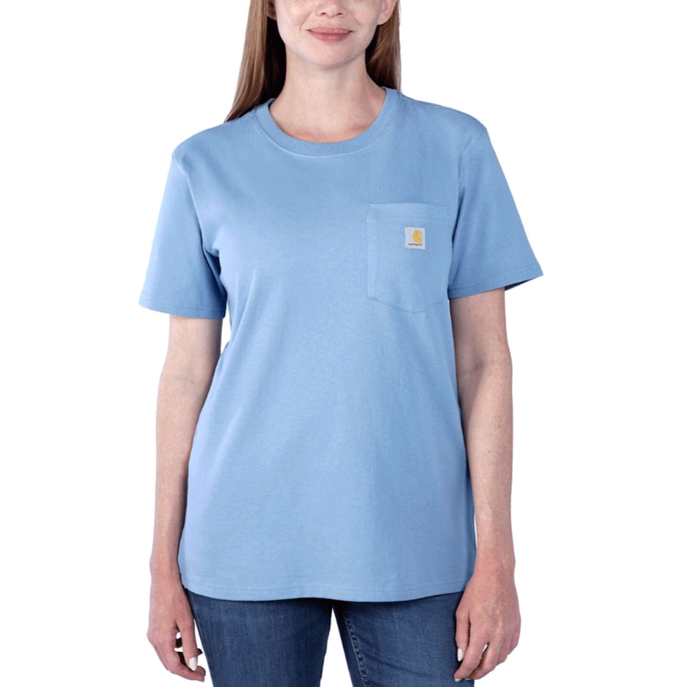Carhartt 103067 Women's Loose Fit Heavyweight Short Sleeve K87 Pocket T-Shirt