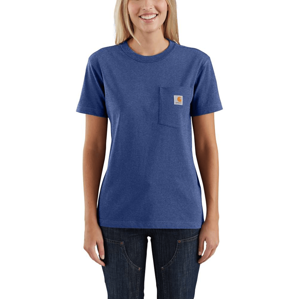 Carhartt 103067 Women's Loose Fit Heavyweight Short Sleeve K87 Pocket T-Shirt