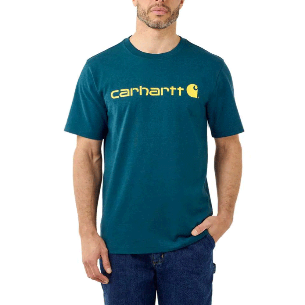 Carhartt 103361 Relaxed Fit Heavyweight Short Sleeve Logo Graphic T-Shirt