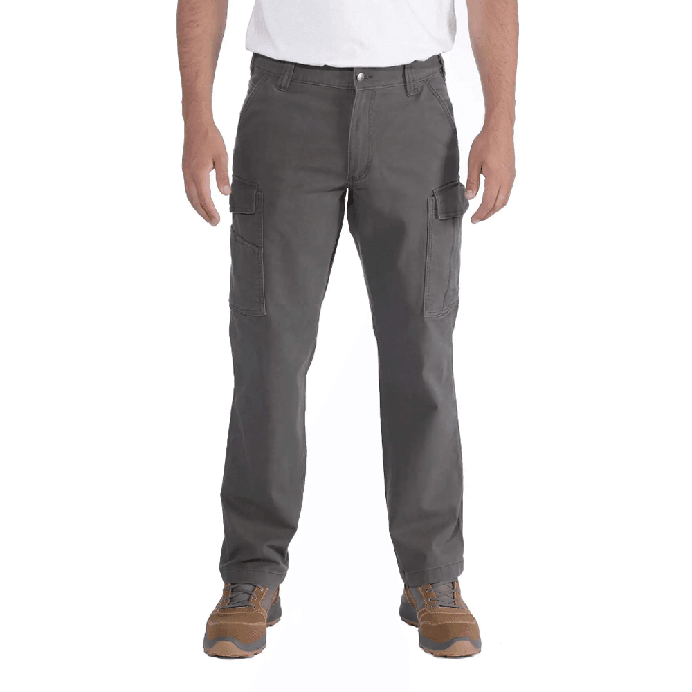 Carhartt 103574 Rugged Flex Relaxed Fit Canvas Cargo Pant Trouser SHADOW / Waist 33" / Leg 30"