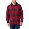 Carhartt 105621 Rugged Flex Relaxed Fit Flannel Fleece Lined Hooded Jac Shirt