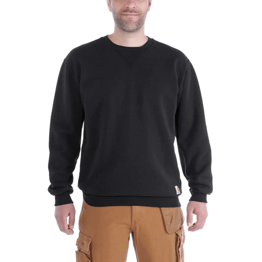 Carhartt K124 Loose Fit Midweight Crew Neck Sweatshirt Black Medium