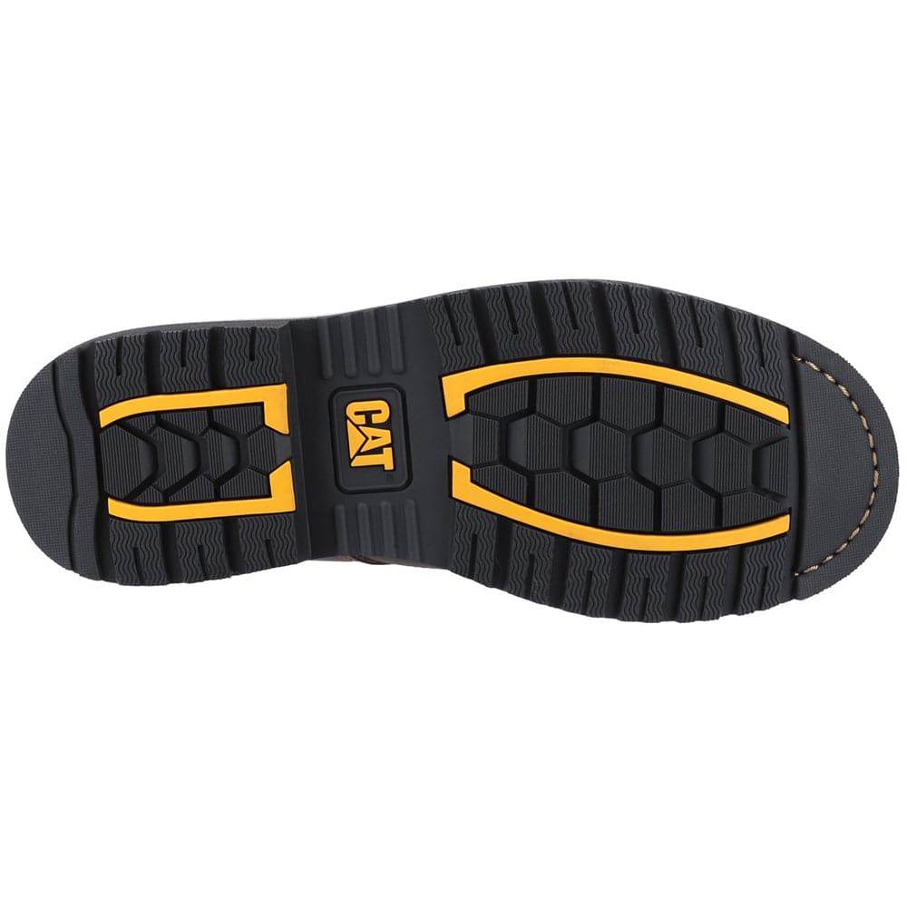 Caterpillar Cat Powerplant S3 Safety Work Boot with Scuff Cap Brown UK 12 / EU 46