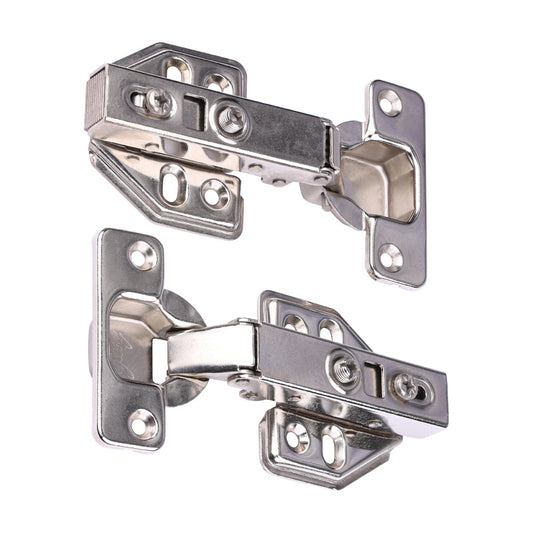 Clip-On Cabinet Hinges – Nickel – 90°