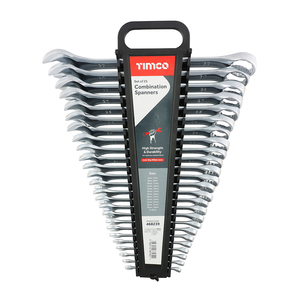 Combination Spanner Set - 6–32mm - 25 Piece