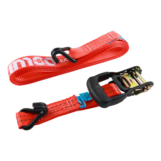 Commercial Duty Ratchet Strap with J-Hooks – 6m - 2 Pieces