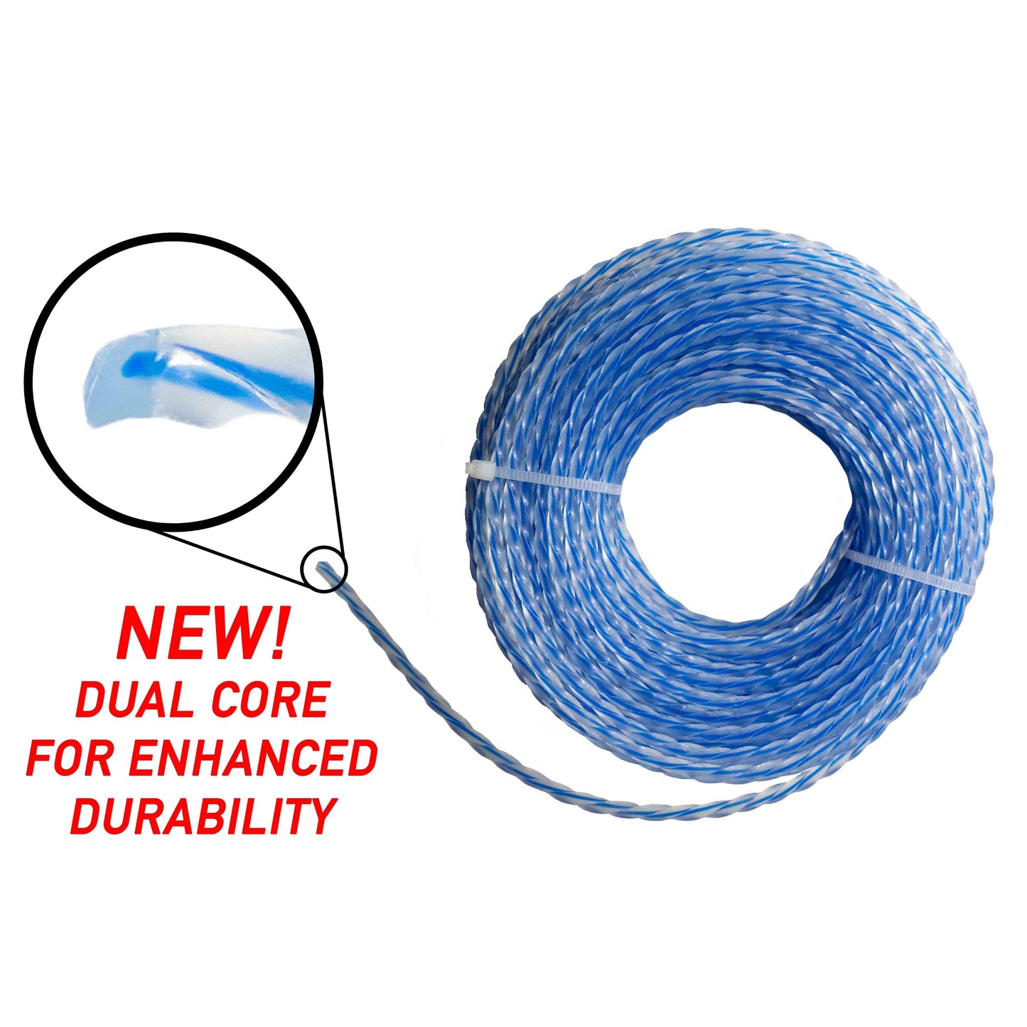 Strimmer Line Dual Blue Twist 2.7mm x 15m
