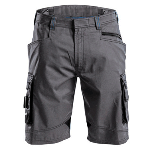 DASSY Cosmic 250067 Water-Repellent Work Shorts Anthracite Grey/Black, 28" Waist
