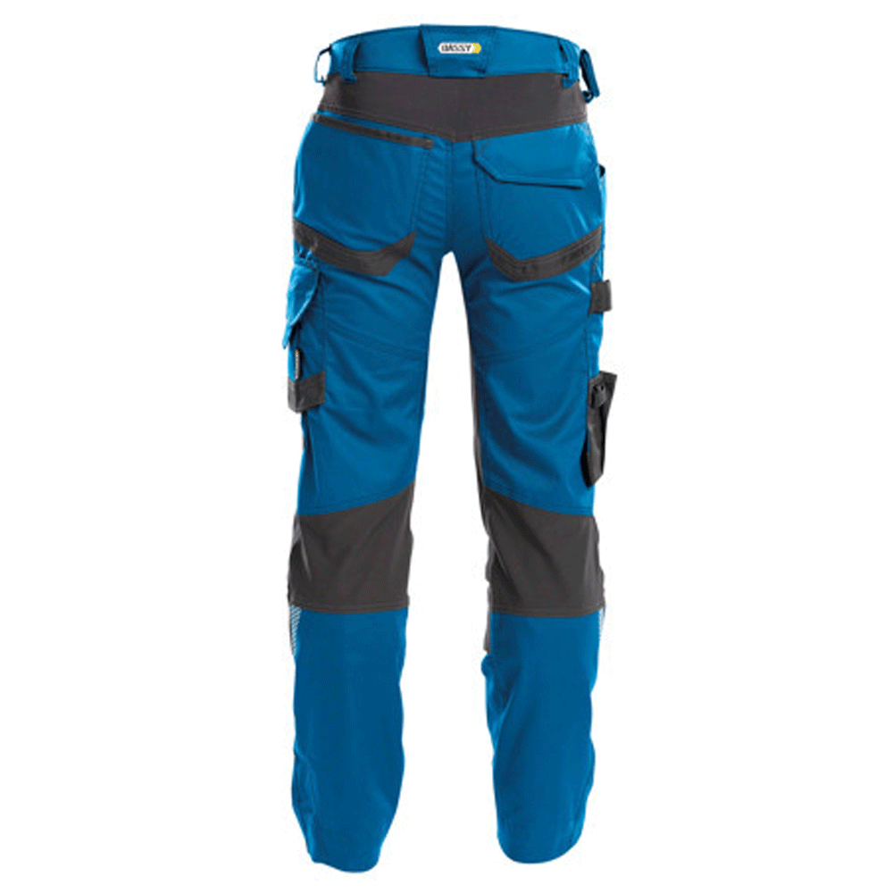 DASSY Dynax 200980 Stretch Kneepad Work Trousers Azure Blue