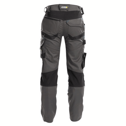 DASSY Dynax 200980 Stretch Kneepad Work Trousers Grey/Black