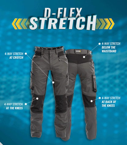 DASSY Helix 200973 Stretch Work Trousers Azure Blue