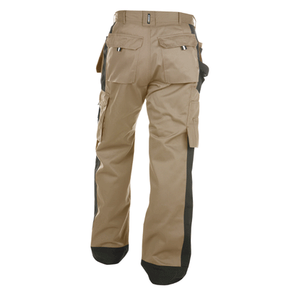 DASSY Seattle 200428 Multi-Pocket Holster Pocket Kneepad Trousers Khaki
