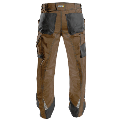 DASSY Spectrum 200892 Water-Repellent Trousers Brown 31" Waist, 34" Leg