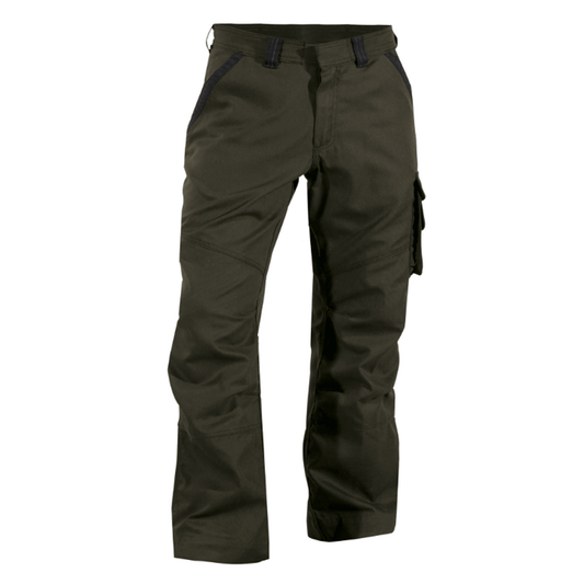 DASSY Stark 200721 Multi Pocket Canvas Work Trousers Olive Green