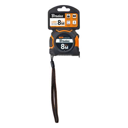 Snap Tape Measure 25mm Wide with Belt Clip (5m-10m)