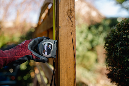 COAL Tape Measure 19mm Wide with Magnetic Tip and Belt Clip (5m)