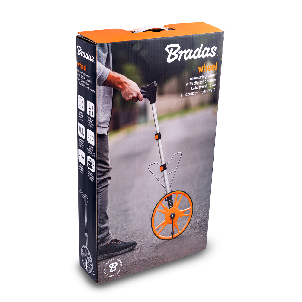 Measuring Wheel with Digital Counter and Telescopic Handle