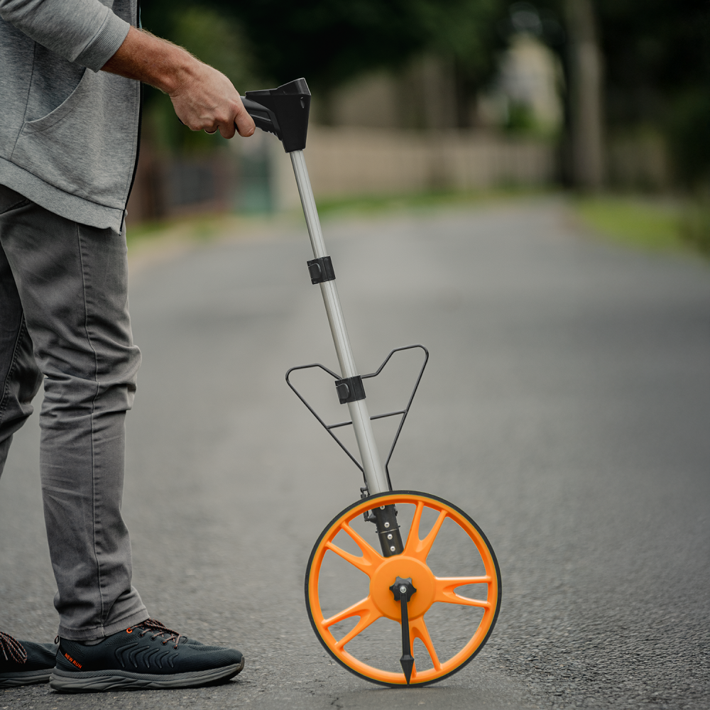 Measuring Wheel with Digital Counter and Telescopic Handle