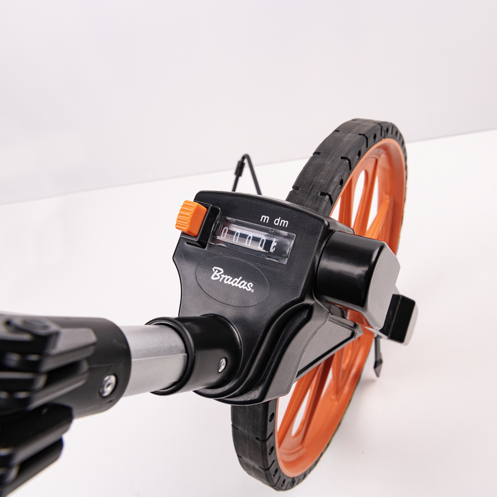 Measuring Wheel with Mechanical Counter and Folding Handle