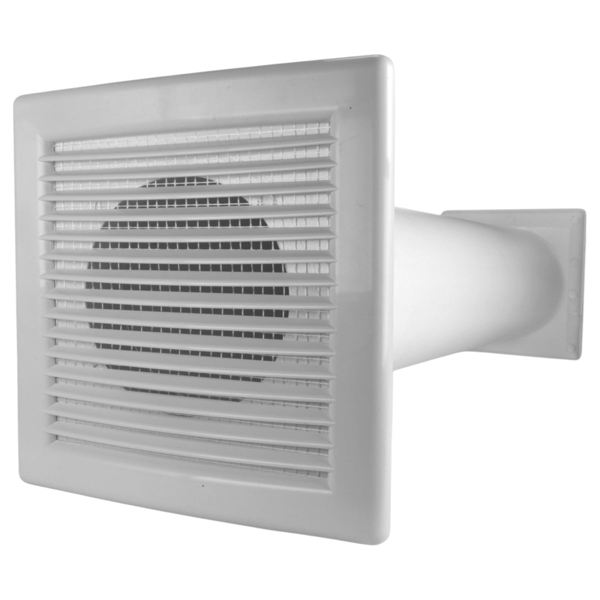 Through Wall Ventilation Kit DL0163 Louvre Vent with Graphite External Vent