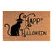 Doormat 60cm x 40cm - 'Happy Halloween' - Absorbent Coir Mat for Indoor/Outdoor