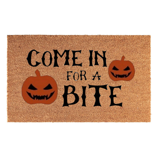 Halloween Doormat 60cm x 40cm - 'Come In For A Bite'
