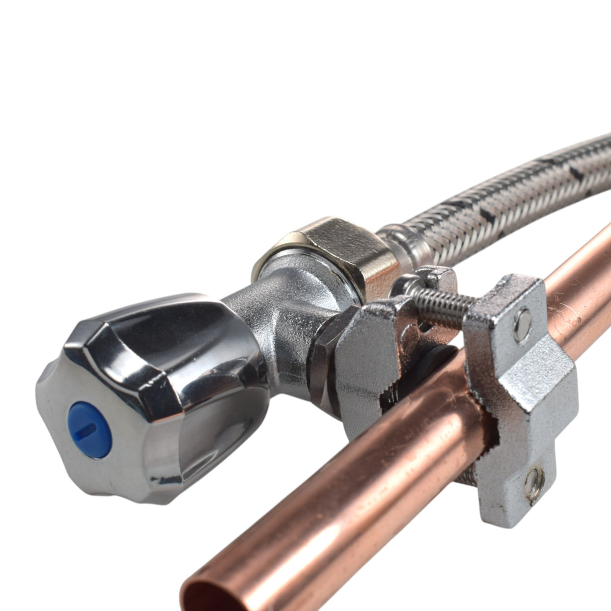 Brass Quick Connect Bib Tap FULL Connection Kit x2