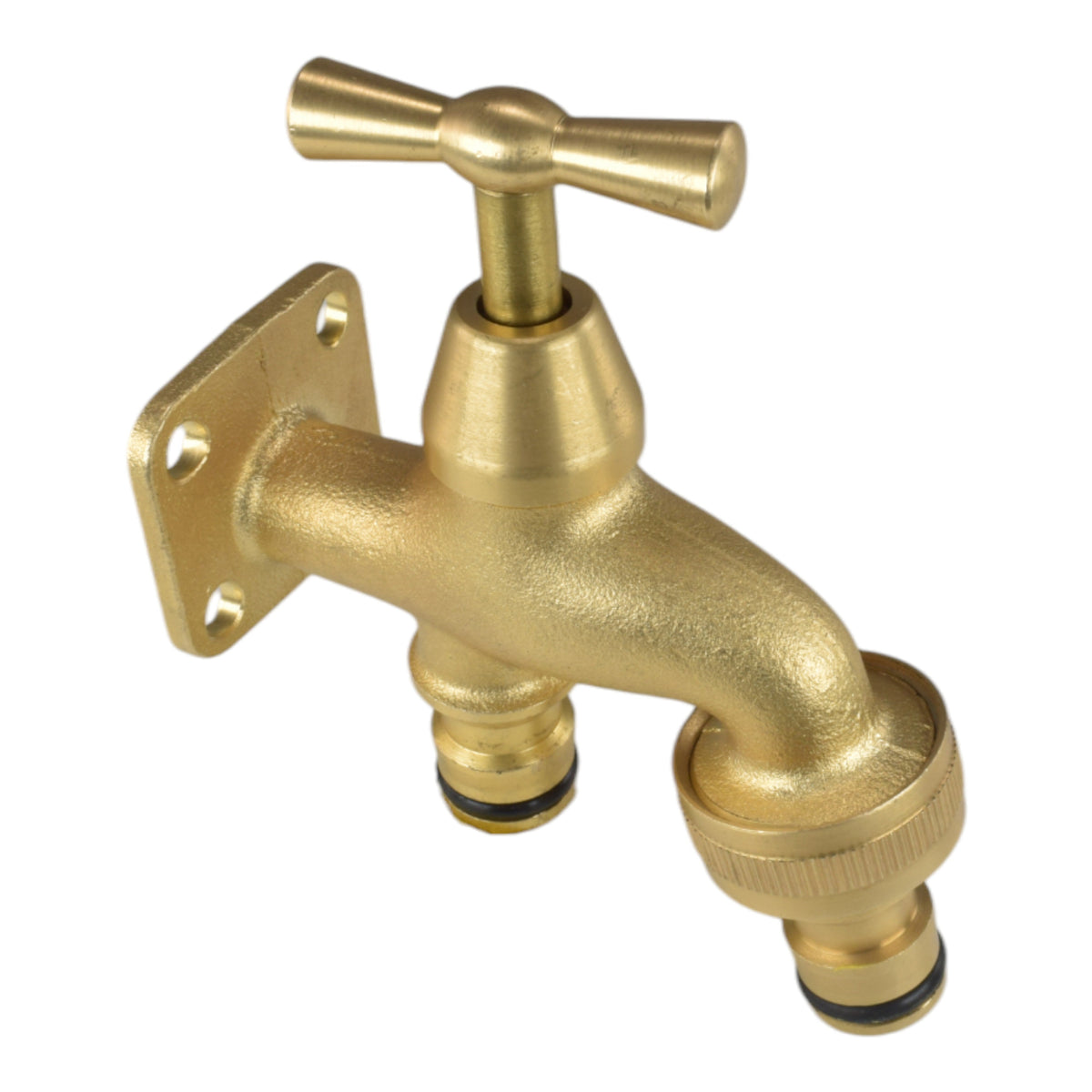 Single Inlet Tap Brass Bib Tap with Quick Connect Inlet and Outlet – Glazing Supplies Direct