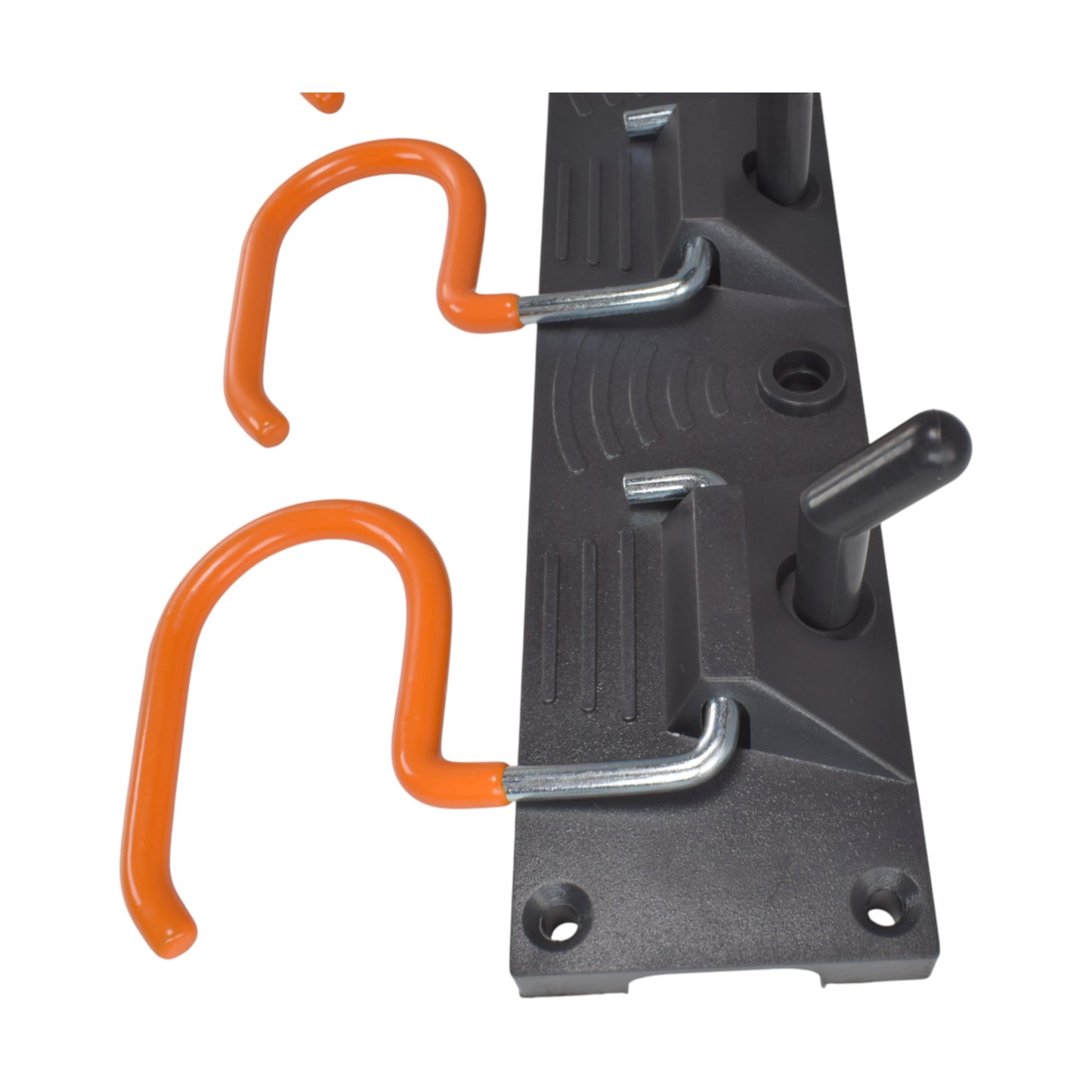 Tool Rail with Adjustable Peg Hooks and S Hanging Hooks